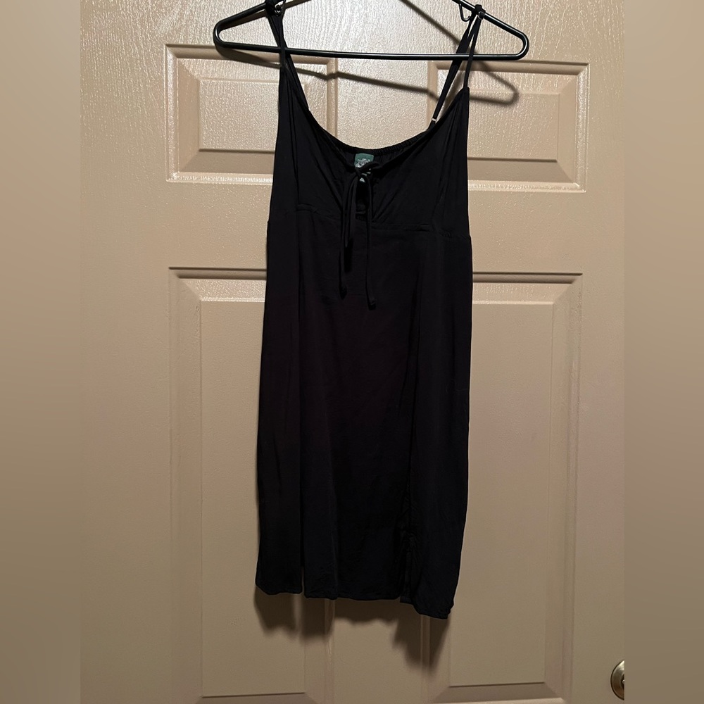 Black mini dress size large